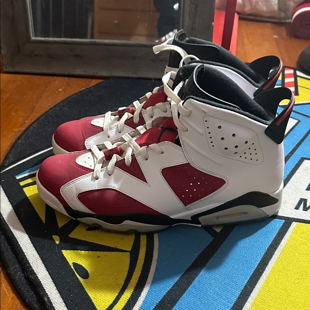Jordan 6 Carmine Red View 2